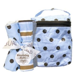 5 Pc. Burp Cloths and Bottle Bag Set   Max by Lab
