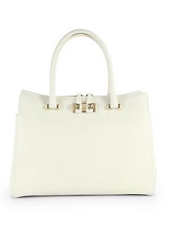 Furla Exclusively for  Large Zip Mediterranean Tote   White
