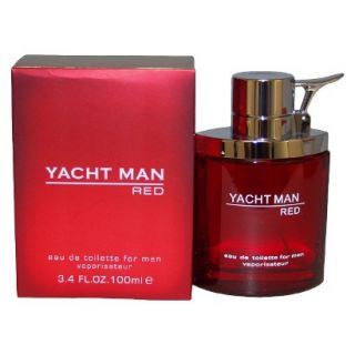 Mens Yacht Man Red by Myrurgia Eau de Toilette Spray   3.4 oz
