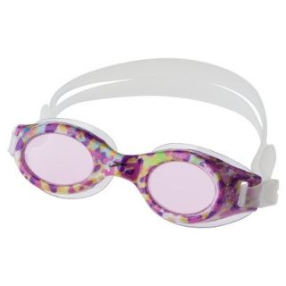 Speedo Junior Glide Goggle   Bright Pink Print