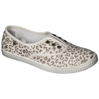 Womens Mad Love Leah Canvas Loafer   Animal Print 5 6