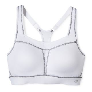 C9 by Champion Womens High Support Bra With Molded Cup   True White 34D
