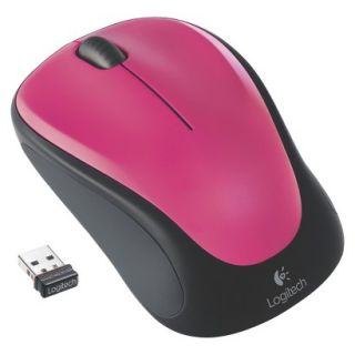 Logitech M317 Wireless Mouse   Pink/Black (910 003907)