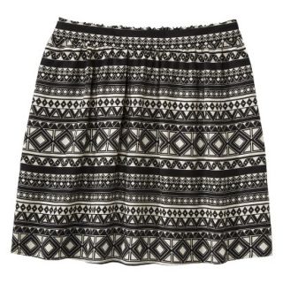 Xhilaration Juniors Short Skirt   Black/White M(7 9)