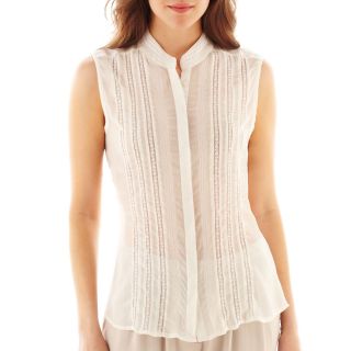 Mng By Mango Sleeveless Blouse, Neutral