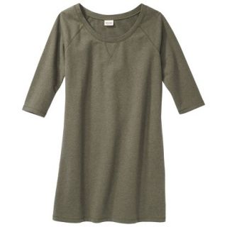 Mossimo Supply Co. Juniors Sweatshirt Dress   Olive XXL