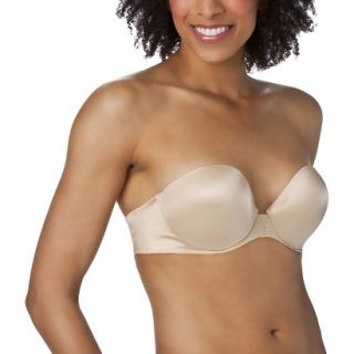 Self Expressions By Maidenform 2X Sexy Push Up Strapless Bra   Latte Lift 36C