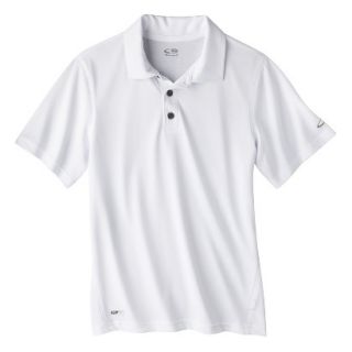 C9 by Champion Boys Short Sleeve Duo Dry Endurance Golf Polo   White S