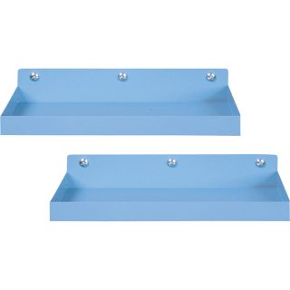 Triton Products DuraHook Shelf   2 Pack, Deep Blue, 12 In.W x 6 In. D, Model