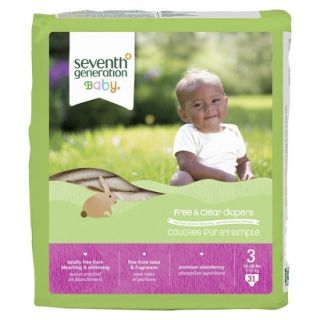 Seventh Generation Baby Diapers   Size 3 (124 Count)