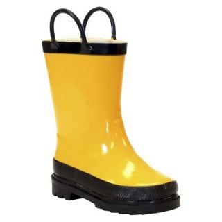 Toddler Firechief Rain Boots   Yellow 2