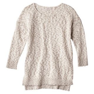 Merona Womens Pullover Marl Sweater   Oatmeal   L