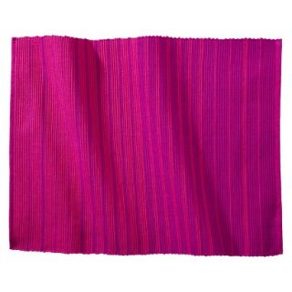 Room Essentials Ribbed placemat Set of 4   Purple