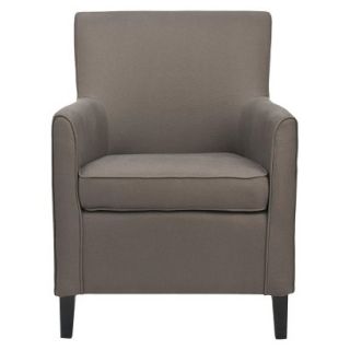 Accent Chair Upholstered Chair Safavieh Sarah Arm Chair   Brown