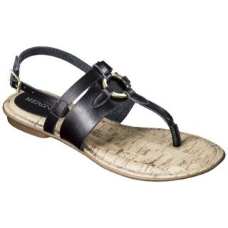 Womens Merona Kiana Sandal   Black 5.5