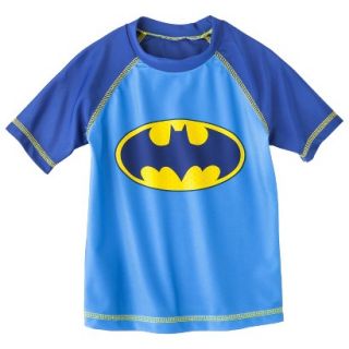 Batman Toddler Boys Rashguard   Blue 4T