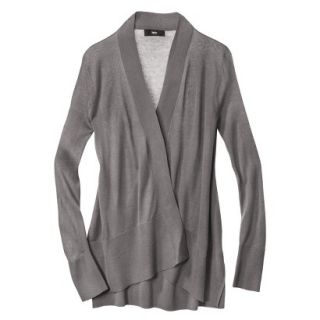 Mossimo Womens Open Front Cardigan   Greave Gray XL