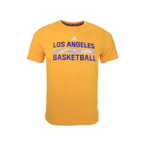 Los Angeles Lakers adidas NBA Youth X MAS Practicewear T Shirt