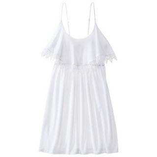 Xhilaration Juniors Coverup Swim Dress  White XL