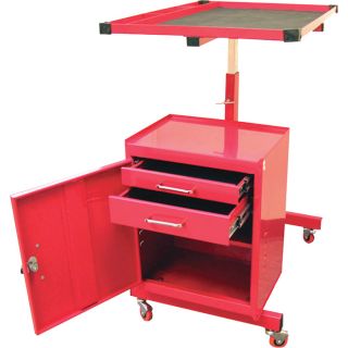 Excel Rolling Adjustable Metal Tool Cart, Model TC304C