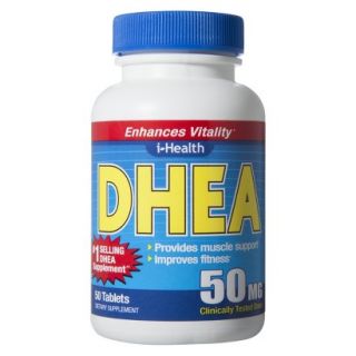 i Health DHEA Supplement Tablets   50 Count