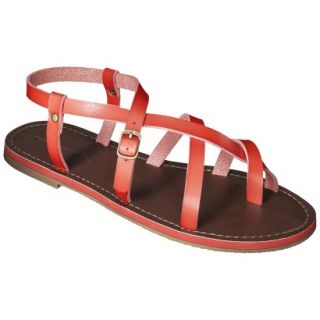 Womens Mossimo Supply Co. Lavinia Gladiator Sandals   Orange 10