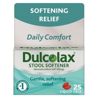Dulcolax Gentle Stool Softener Liquid Gels   25 Count