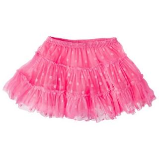 Cherokee Infant Toddler Girls Full Polkadot Skirt   Pink 4T