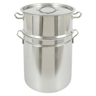 Bayou Classic Stainless Stockpot & Steamer   36 Qt.