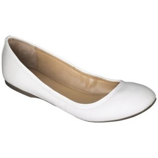 Womens Mossimo Supply Co. Ona Ballet Flats   White 9.5