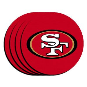 San Francisco 49ers Neoprene Coaster Set 4pk