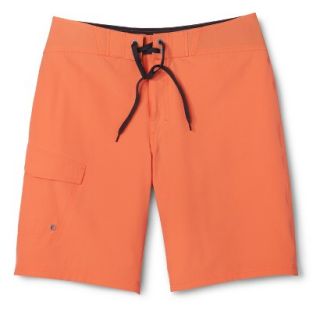 Mossimo Supply Co. Mens 11 Neon Orange Boardshort   Orange 28