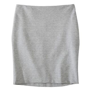 Merona Womens Ponte Pencil Skirt   Radiant Gray   6