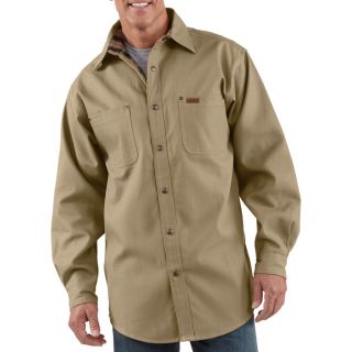 Carhartt Canvas Shirt Jacket   Cottonwood, Small, Model S296