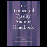 Biomedical Quality Auditor Handbook