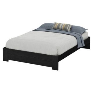 Queen Bed Flexible Platform Bed   Black