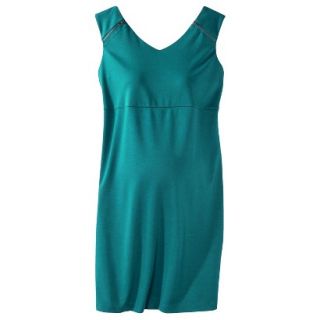 Liz Lange for Target Maternity Sleeveless Shoulder Zipper Dress   Monterey Blue