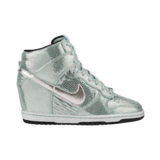 Nike Dunk Sky Hi Womens Shoes   Metallic Sliver