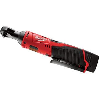 Milwaukee M12 Cordless 1/4 Inch Ratchet   12 Volt, Model 2456 21