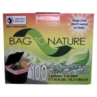 Bag to Nature Pink Leaf & Yard Waste Bags 3 Gallons 100 ct