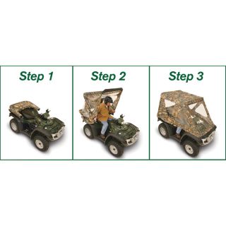 Intruder QuikCab Convertible ATV Cover   Camouflage, Model 52800