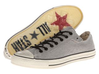 Converse by John Varvatos Chuck Taylor All Star Ox   Stud Closure Canvas Lace up casual Shoes (Gray)