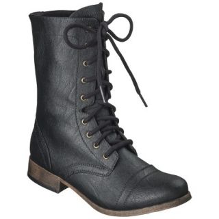 Womens Mossimo Supply Co. Khalea Combat Boots   Black 9.5