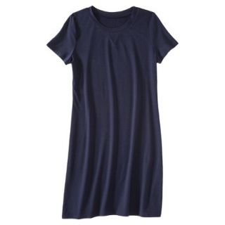 Merona Womens Knit T Shirt Dress   Xavier Navy   XL