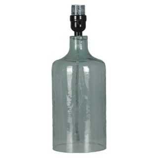 Threshold Artisan Glass Bottle Lamp Base Small   Ancient Aqua (Includes CFL