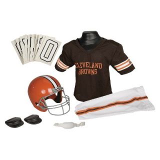 Franklin Sports NFL Browns Deluxe Uniform Set   Medium