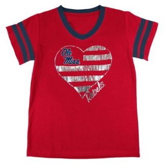 NCAA RED GIRLS TUNIC MISSISSIPPI   M