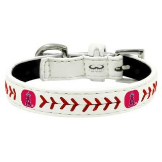Anaheim Angels Classic Leather Toy Baseball Collar