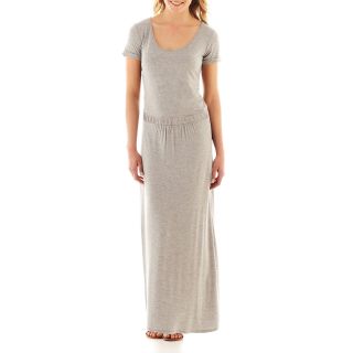A.N.A Short Sleeve Maxi Dress, Grey