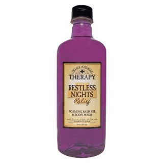 Village Naturals Therapy Restless Nights Relief Foaming Bath Oil and Body Wash  